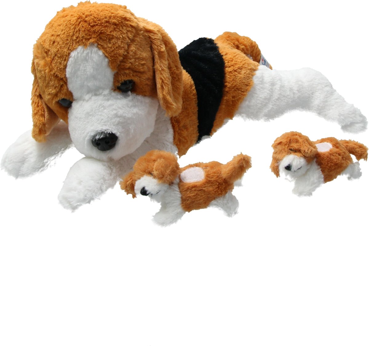 Sunkid Pluche moederhond 2Puppy’s Knuffeldier 40-cm