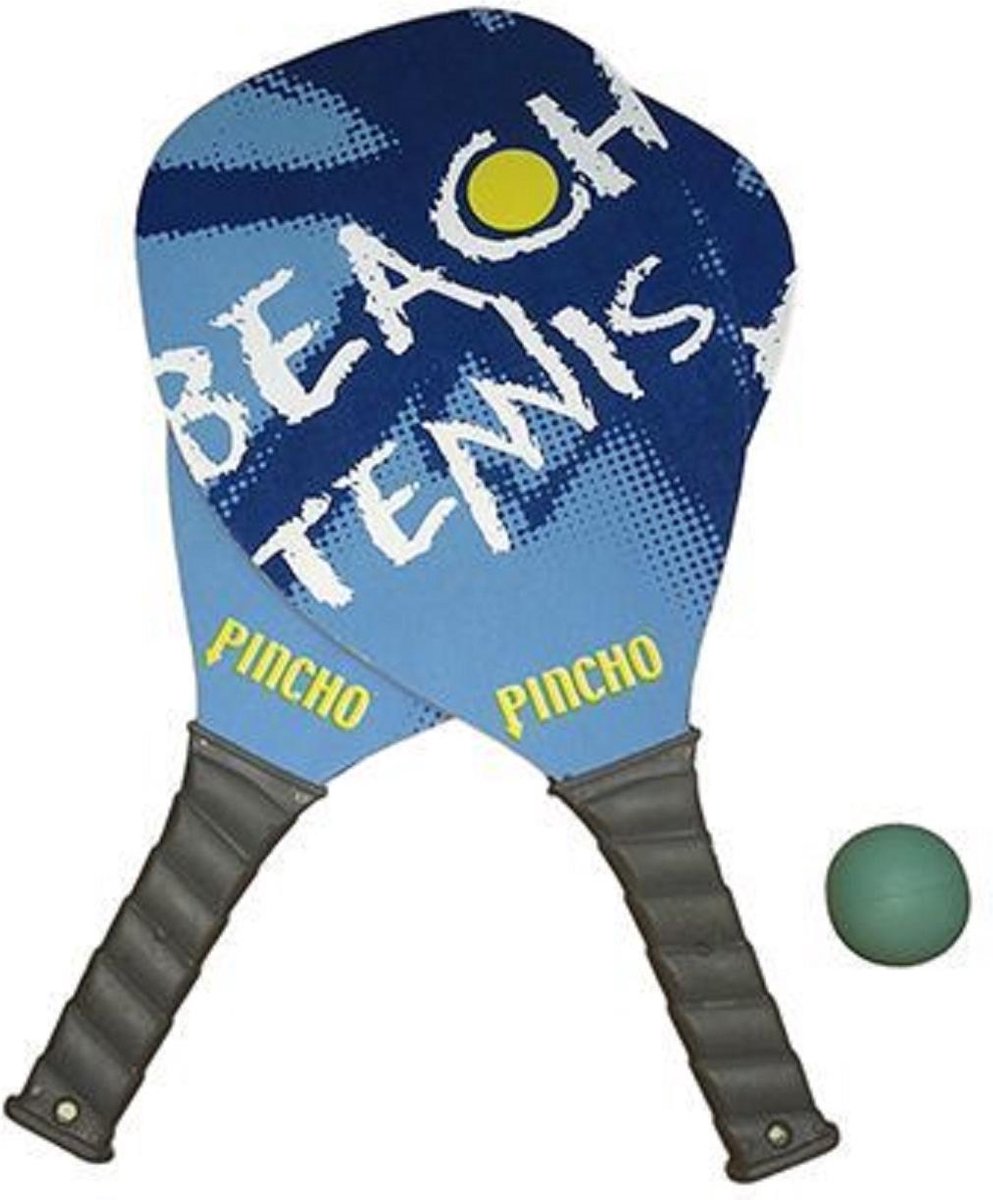 Zeer Mooie Beach Tennis Raketjes - Hout - Mooie Opdruk