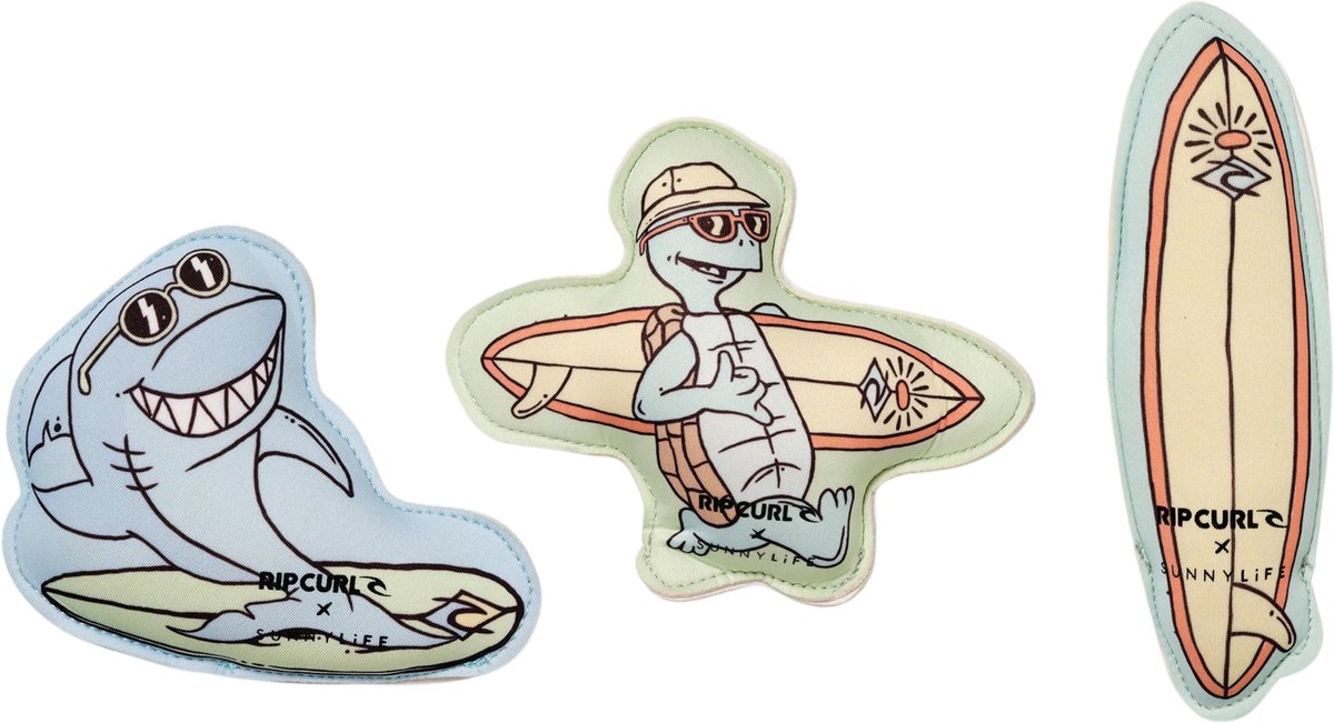     - Dive Buddies Ripcurl Shred Turtle - Set 3 stuks