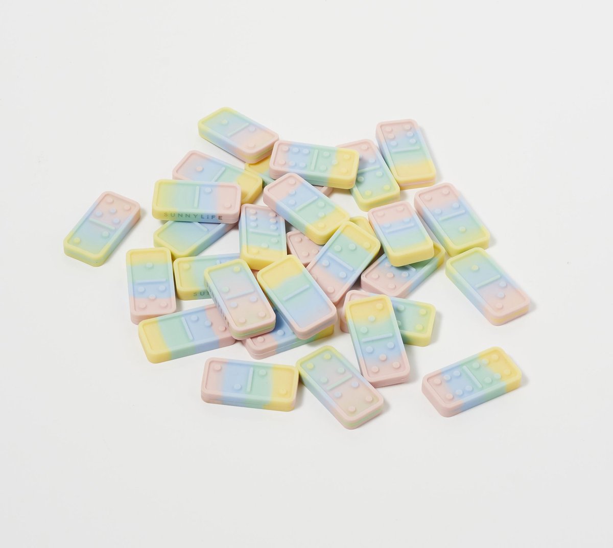 Sunnylife - Kids Playtime Domino Siliconen Circus - Siliconen - Multicolor -