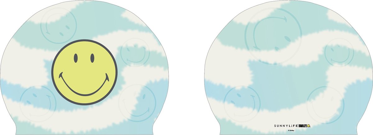 Sunnylife - Smiley Badmuts - Siliconen - Blauw