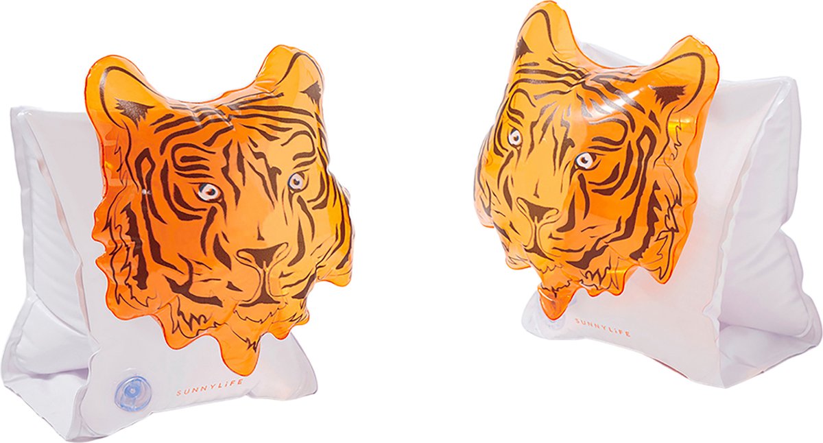 Sunnylife - Zwembandjes Tully Tiger - 3/6jr. - 16 x 22 x 18cm - max 30kg.