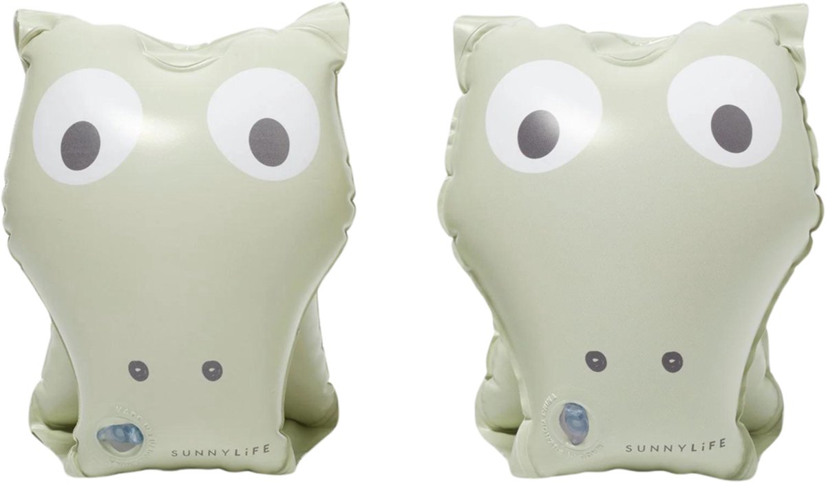 Sunnylife Cookie the Croc - Zwembandjes - 3/6jr. - 18 x 15 x 18cm - max 25kg.