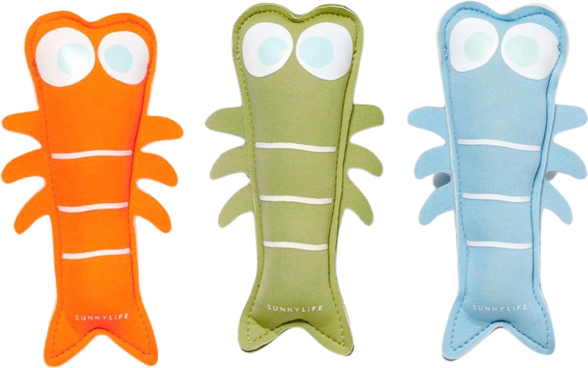 Sunnylife Duikspeelgoed - Dive Buddies Sonny the Sea Creature - Set 3 stuks - 20 x 6 x 3 cm