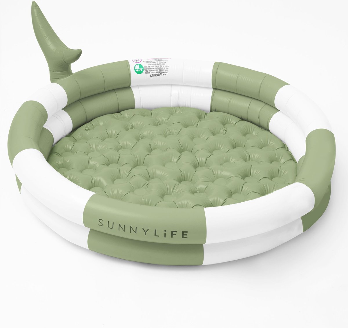 Sunnylife Kids Inflatable Games Zwembad Shark Tribe Khaki