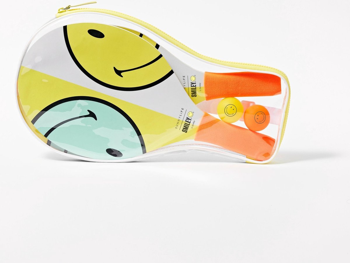 Sunnylife Smiley Strandtennis Set