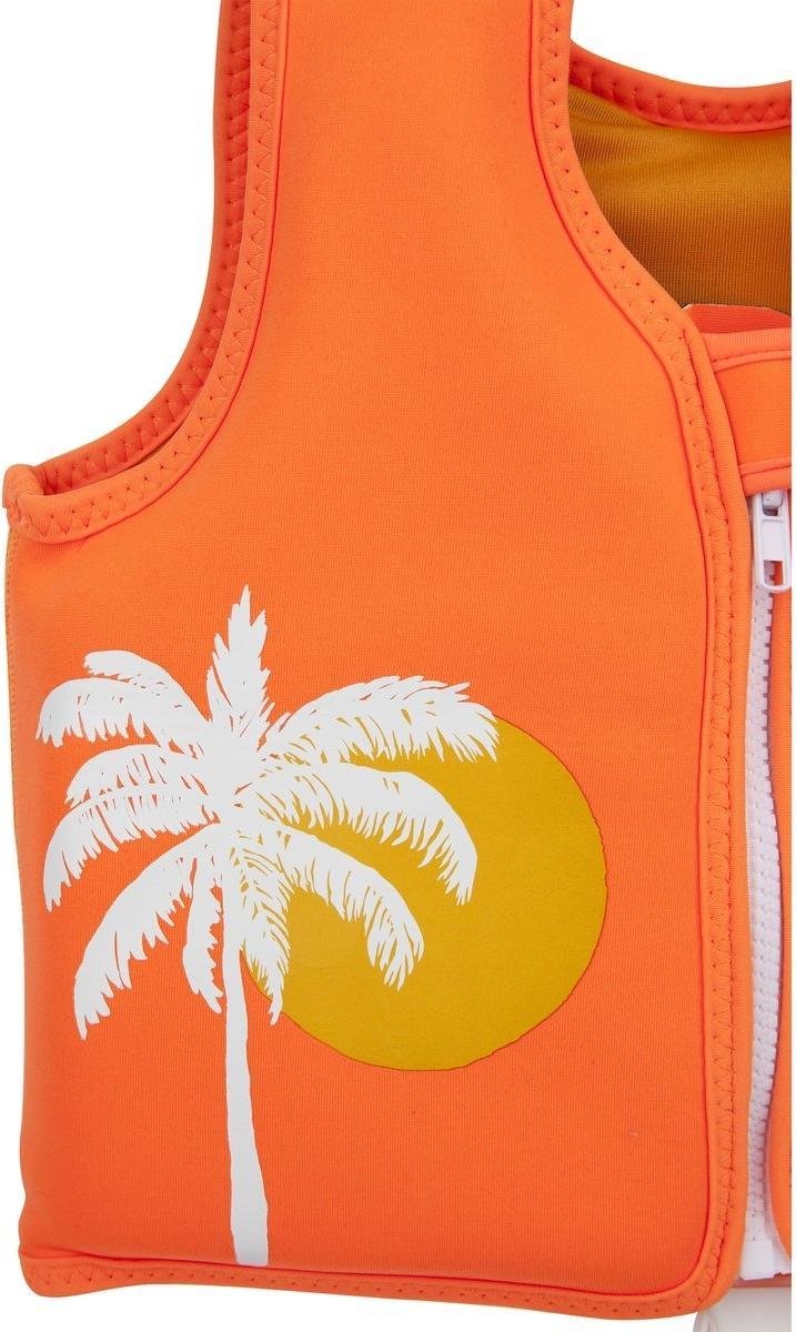 Sunnylife Zwemvest Desert Palms Neon Pomelo 2-3 Jaar