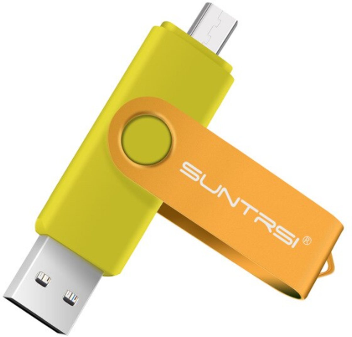 Suntrsi - USB Stick - 32 GB - Geel - Smartphone - Tablet - Android