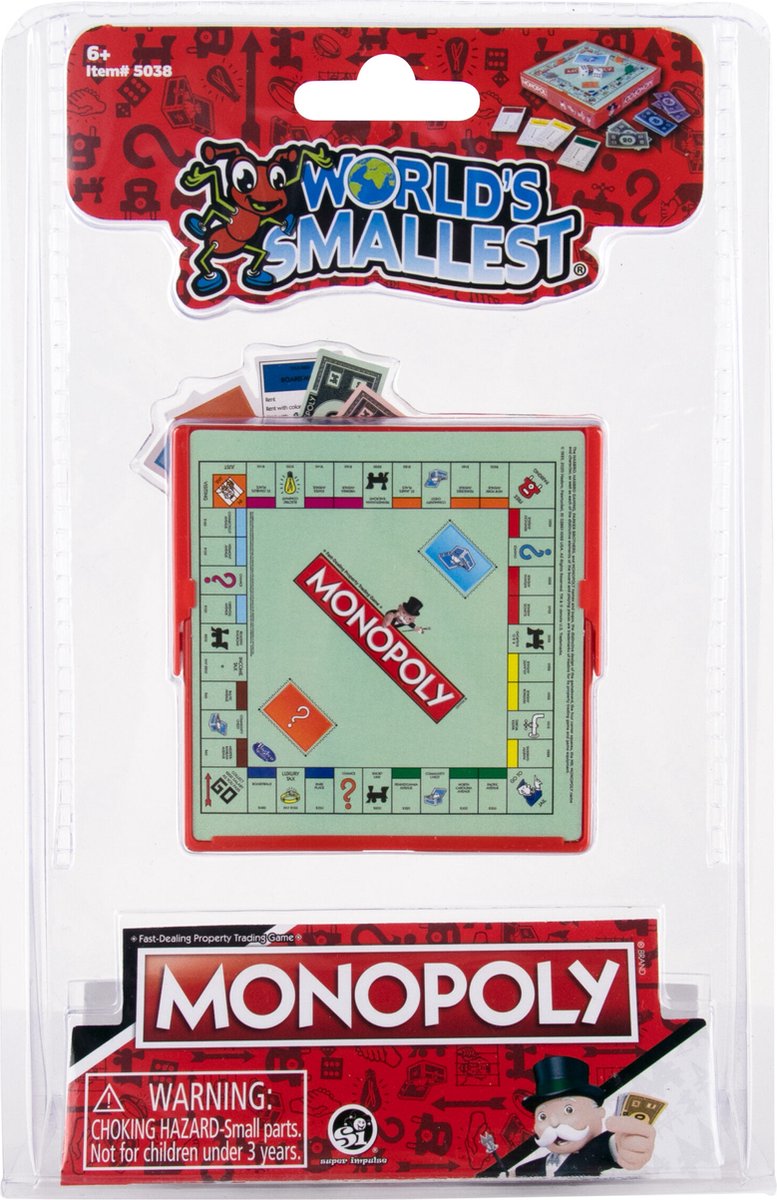 Super Impulse World’s Smallest Monopoly Bordspel Economische simulatie