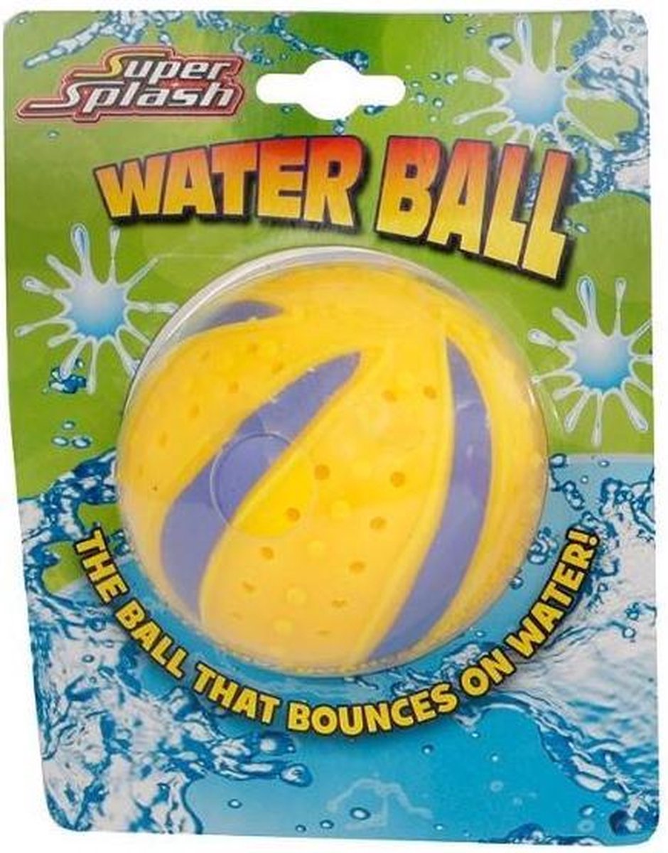 Super Splash Waterbal Junior 8 Cm Geel