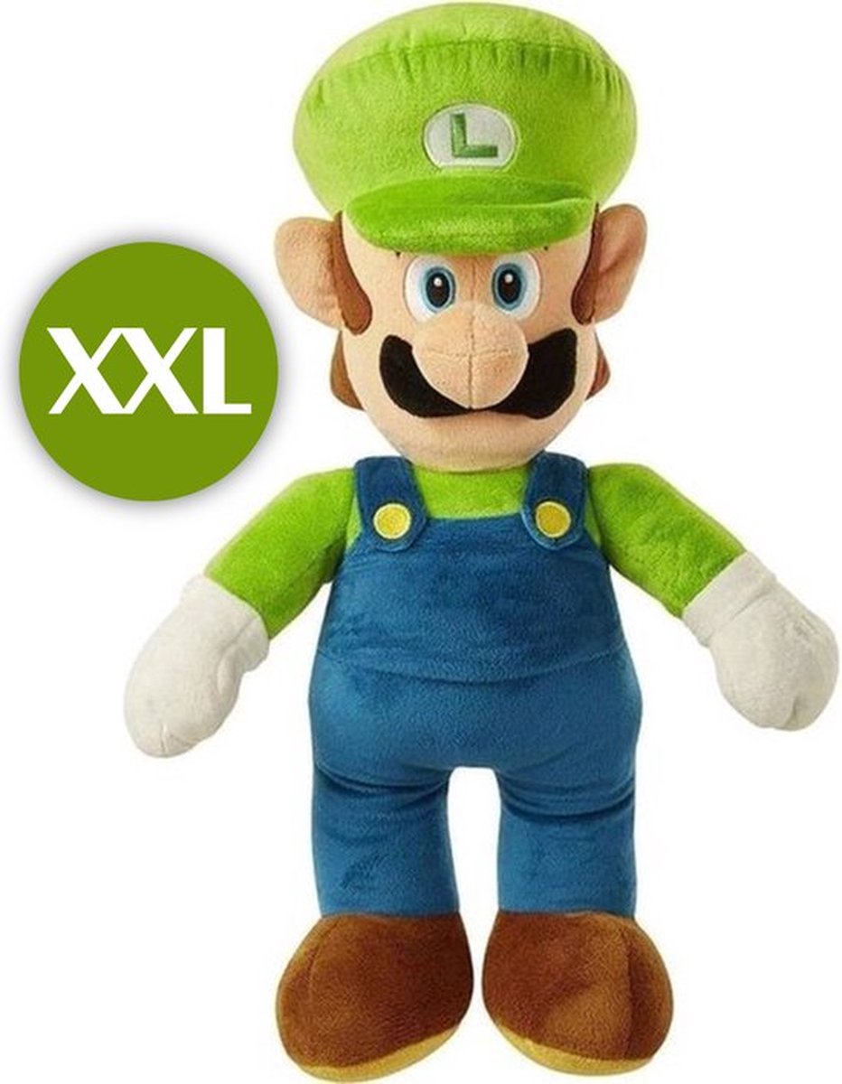 Luigi - Super Mario Bros Pluche Knuffel XXL 100 cm groot