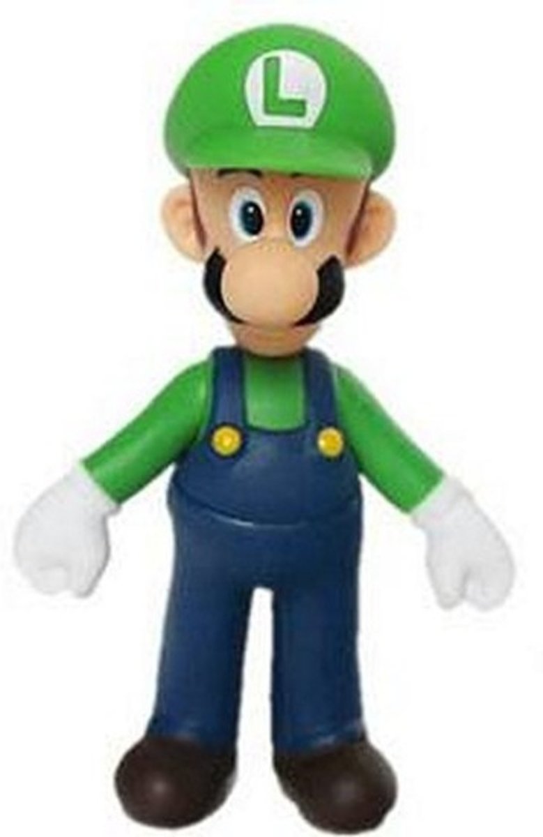 Groen Luigi Super Mario speelgoed figuur 23 cm