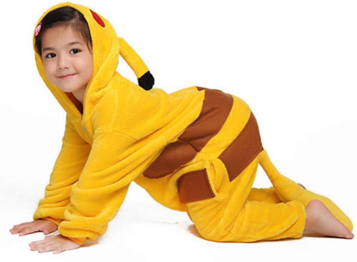 Pikachu Onesie Kinderen Dieren Onesies (L)