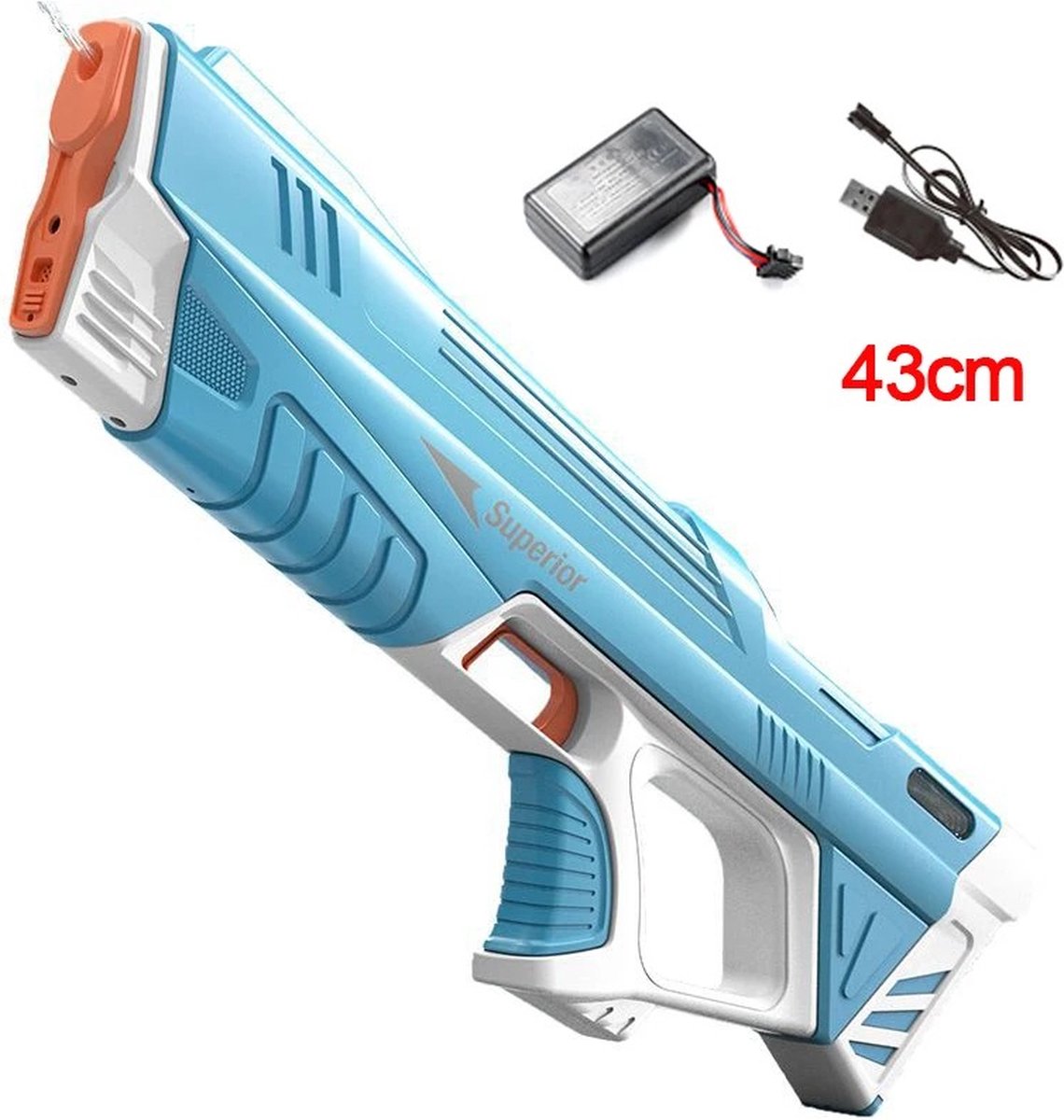   Watergun - Elektrisch waterpistool met automatische battery - 43cm