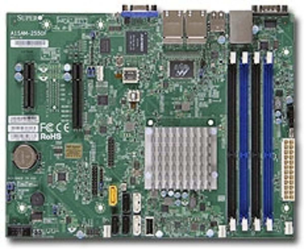 Supermicro A1SAM-2550F server-/werkstationmoederbord BGA 1283 microATX