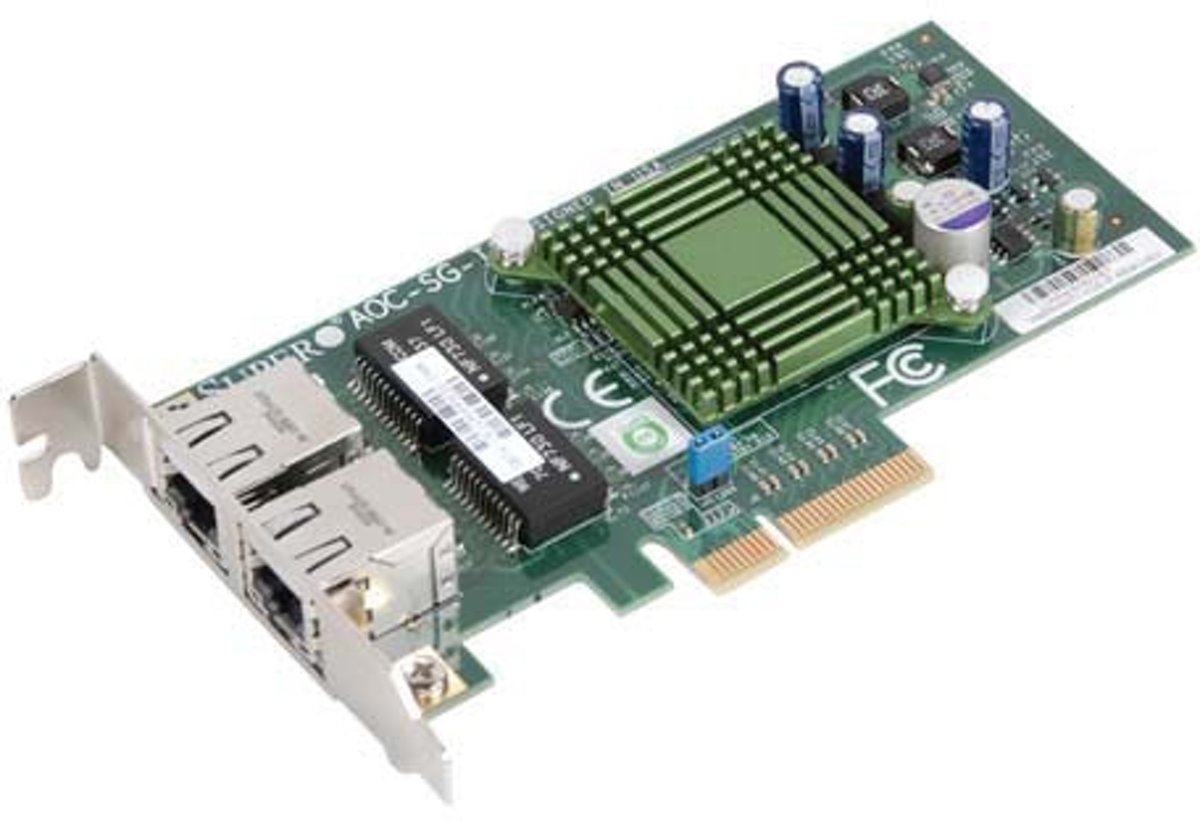 Supermicro AOC-SG-i2 interfacekaart/-adapter