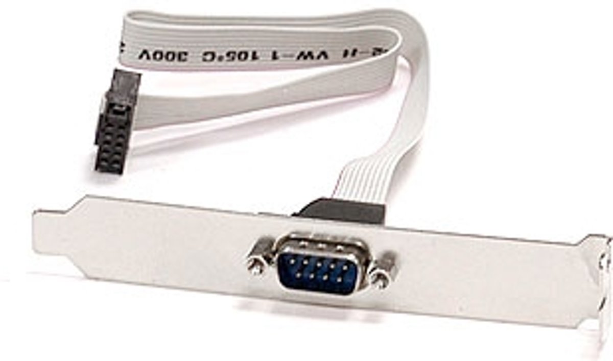 Supermicro COM Port DTK (Serial Port) Cable, 9-pin, Pb-free 9-pin Wit kabeladapter/verloopstukje