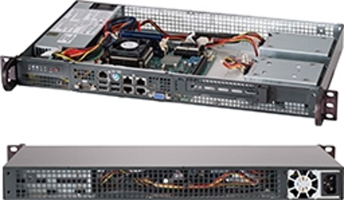 Supermicro CSE-505-203B 1U server barebone