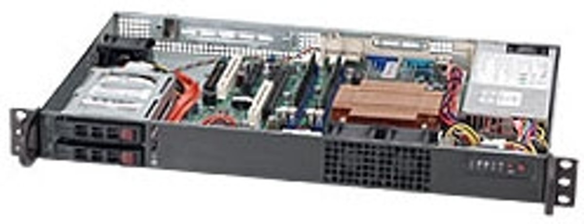 Supermicro CSE-510T-200B 200W Zwart computerbehuizing