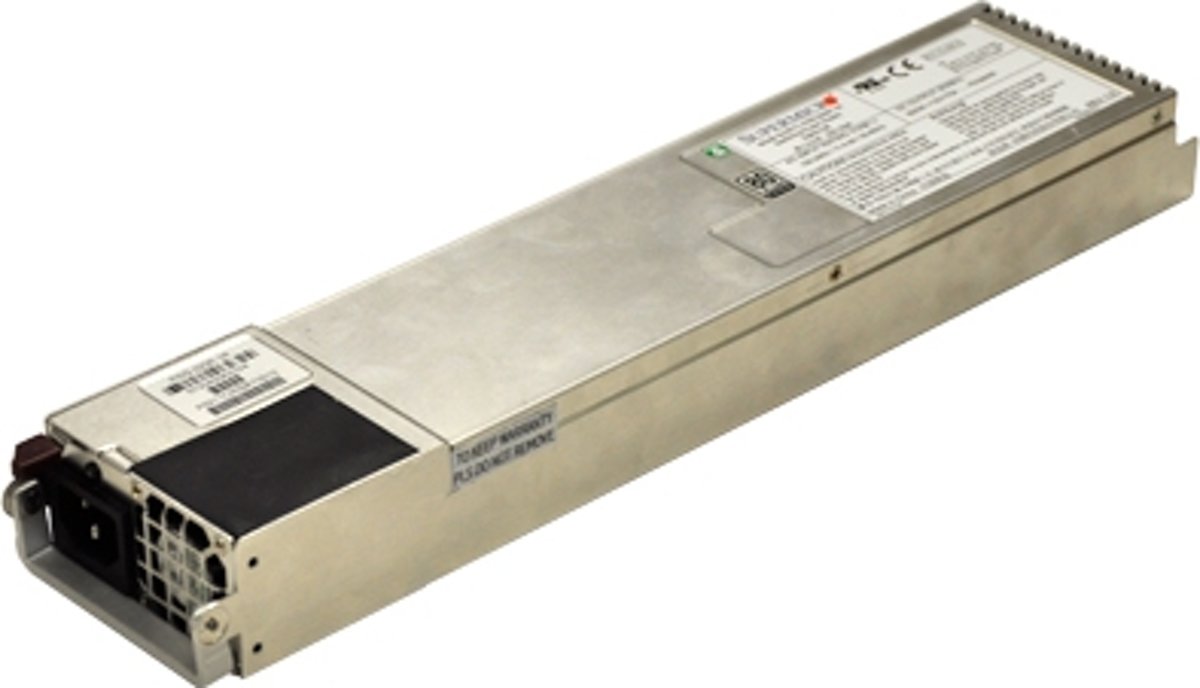 Supermicro PWS-920P-SQ 920W 1U Roestvrijstaal power supply unit