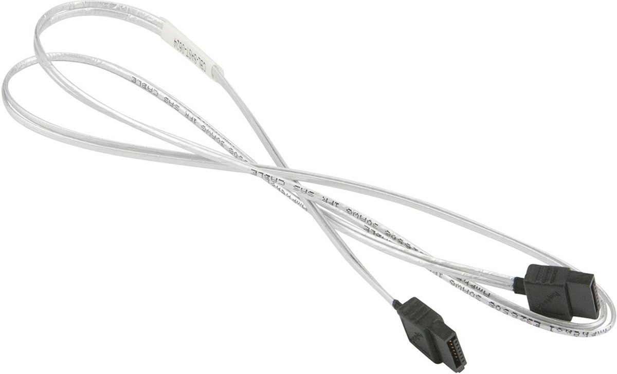 Supermicro SATA 0.7 m 0.7m Wit SATA-kabel