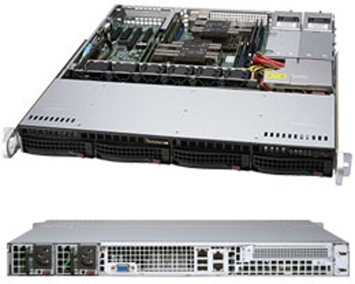 Supermicro SYS-6019P-MTR server barebone Intel® C621 LGA 3647 1U Zwart