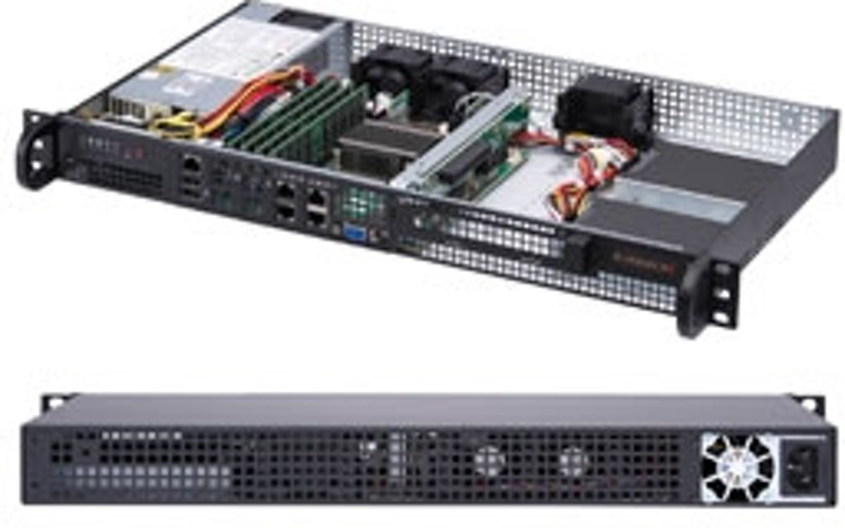 Supermicro SuperServer 5019A-FTN4 Intel SoC BGA 1310 1U Zwart