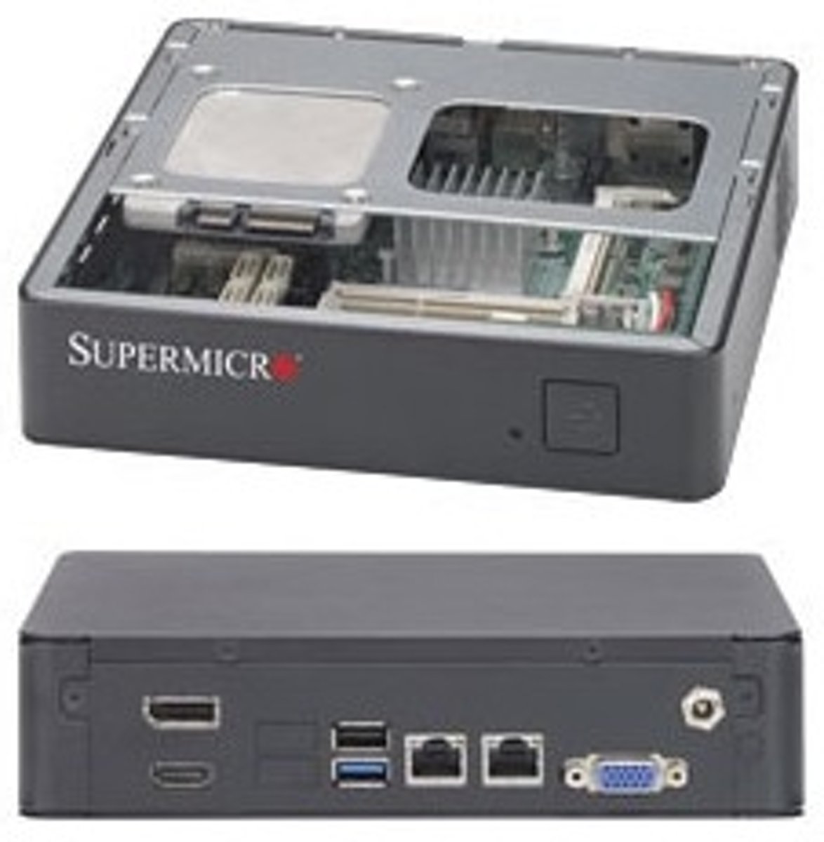 Supermicro SuperServer E200-8B BGA 1170 Zwart