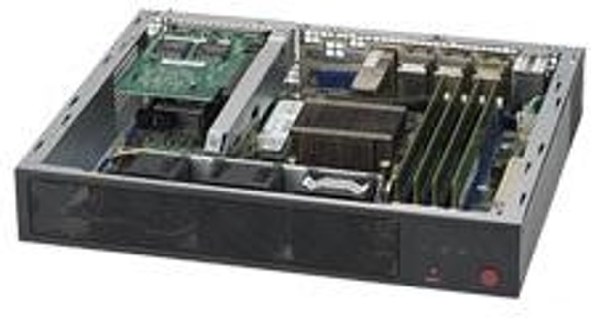 Supermicro SuperServer E300-8D 2.20GHz D-1518 Mini (1U) server