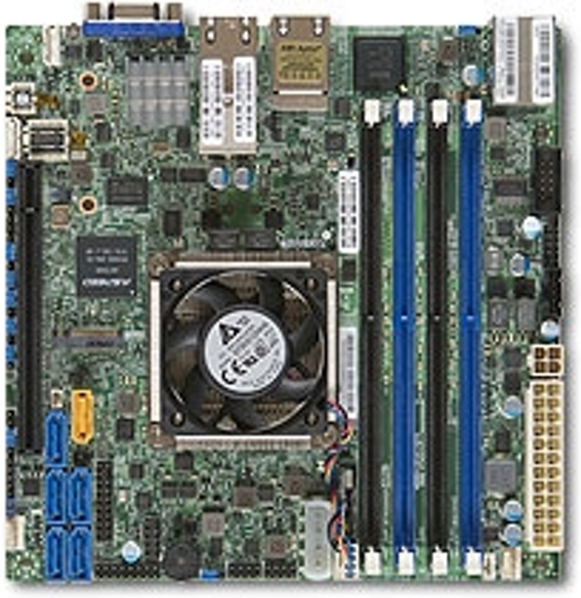 Supermicro X10SDV-TLN4F server-/werkstationmoederbord BGA 1667 Mini-ITX