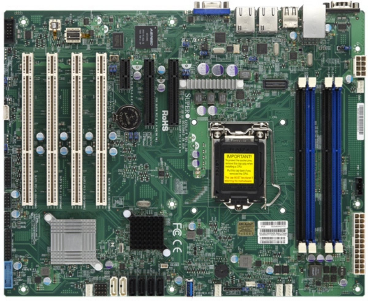 Supermicro X10SLX-F Intel C222 LGA 1150 (Socket H3) ATX server-/werkstationmoederbord