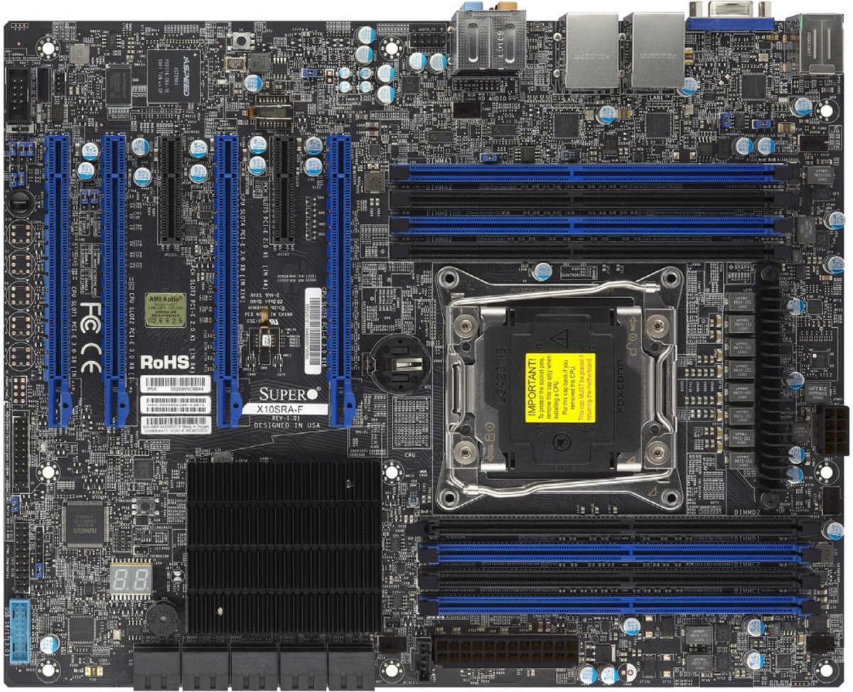 Supermicro X10SRA-F Intel C612 LGA 2011 (Socket R) ATX server-/werkstationmoederbord