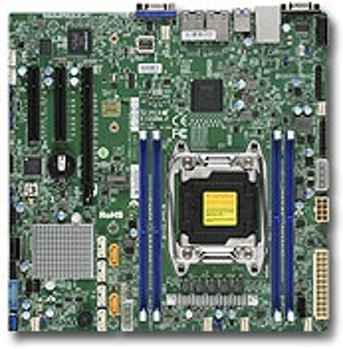 Supermicro X10SRM-F Intel C612 LGA 2011 (Socket R) microATX server-/werkstationmoederbord