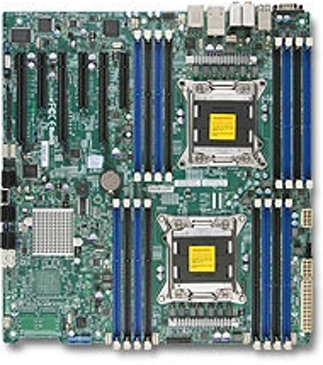 Supermicro X9DAE server-/werkstationmoederbord LGA 2011 (Socket R) Intel® C602 Verlengd ATX