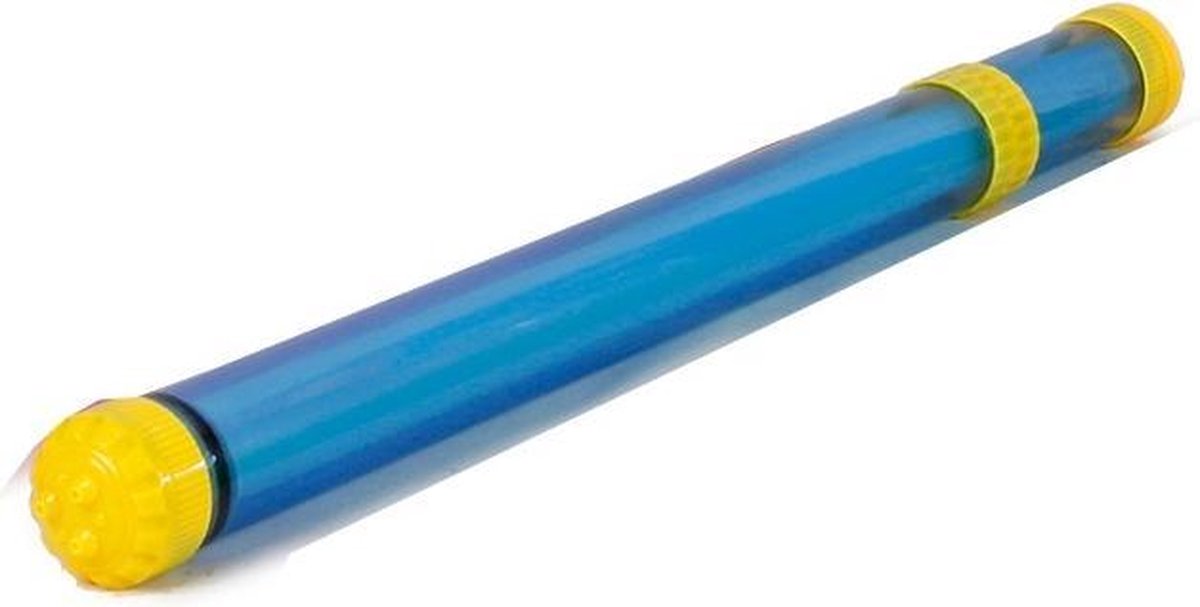 waterpistool 3 stralen met licht 48 cm blauw