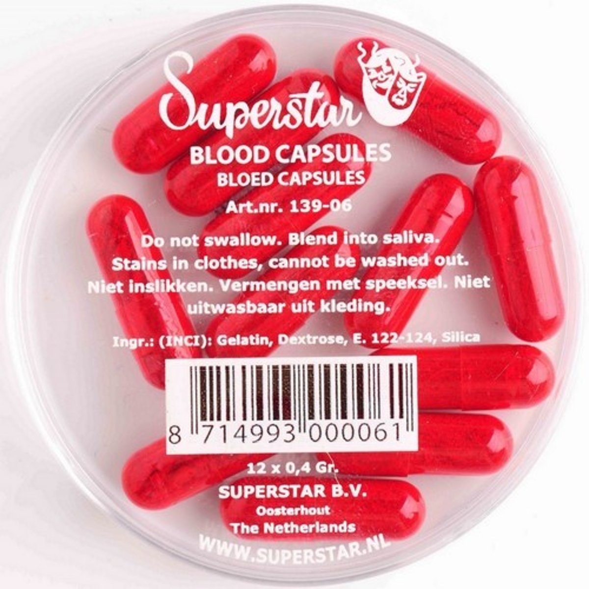 Bloedcapsules 12 stuks