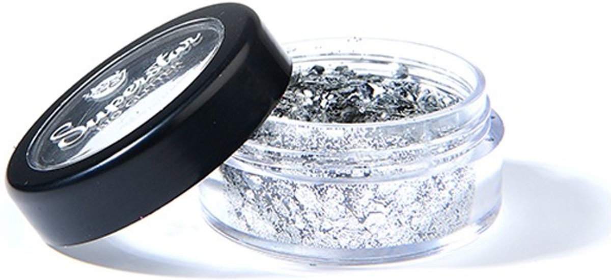 Superstar Chunky Mix BIODEGRADABLE face & bodyglitter Zilver