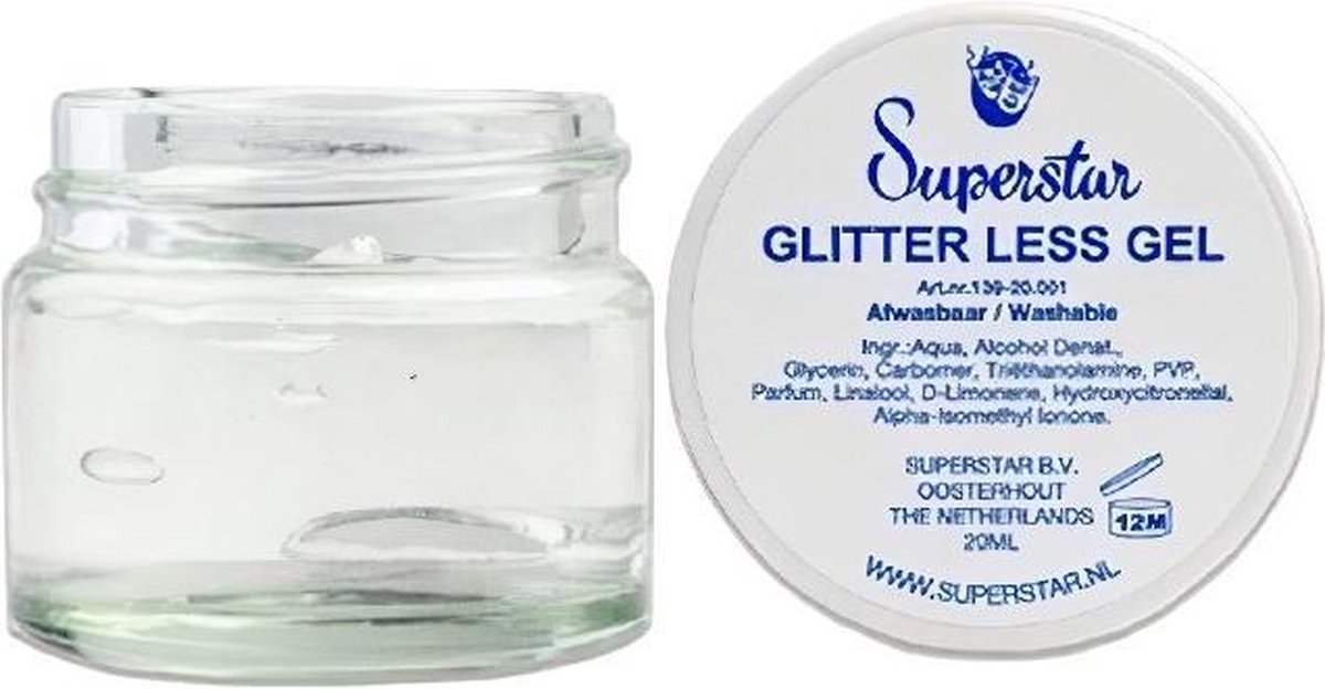 Superstar Glittergel 15 Ml Gel Transparant