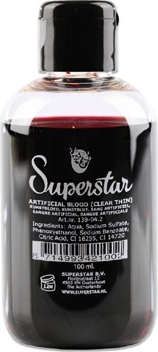 Superstar Nepbloed Helder/dun 100 Ml Rood