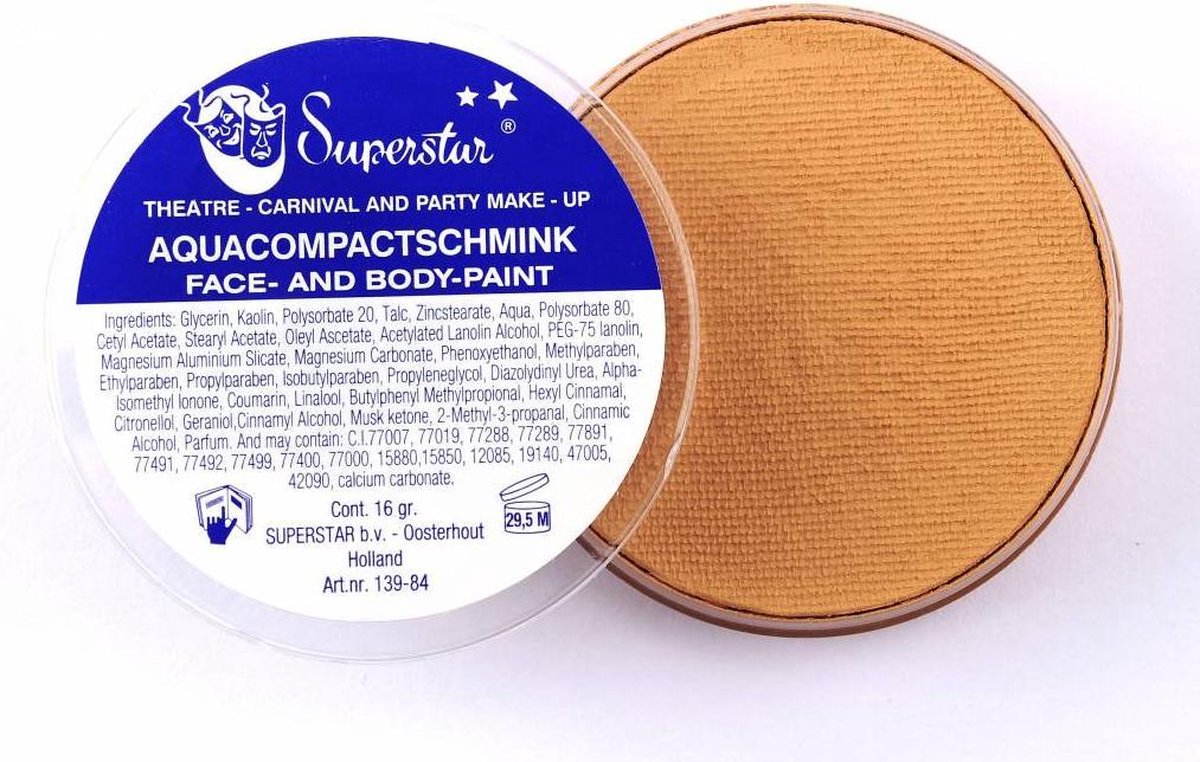 Superstar Waterschmink Light Peach 45 Gram Zalmroze