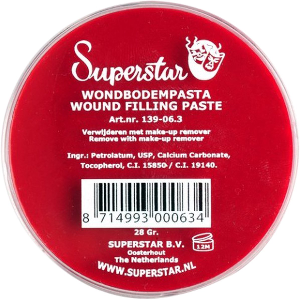 Superstar Wondbodempasta, 28 gram