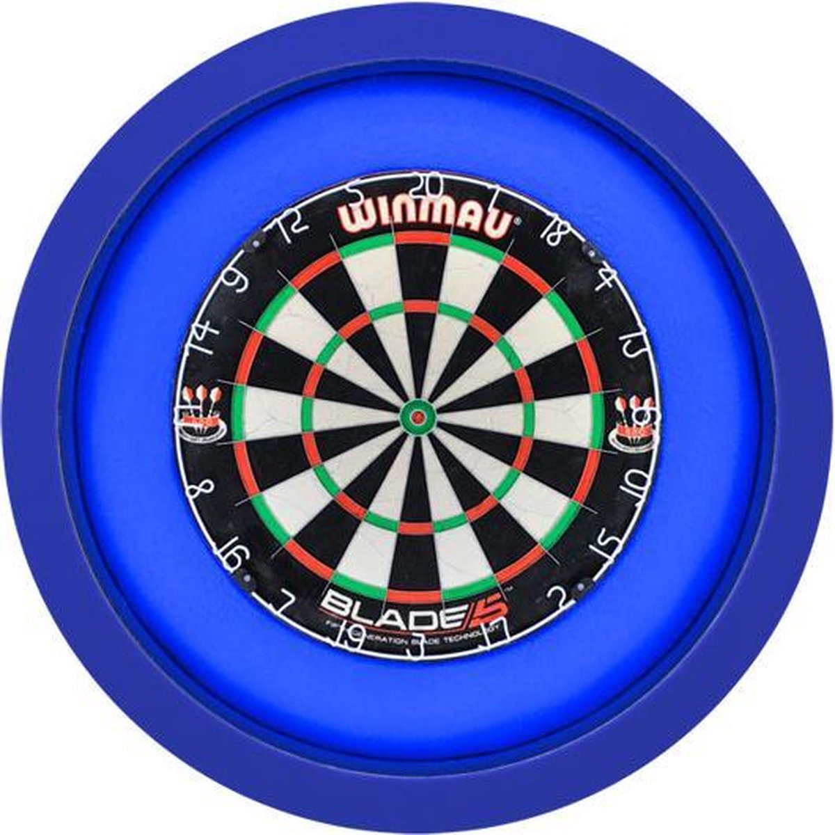 S4D Dartbord Verlichting XXL One Color Blauw