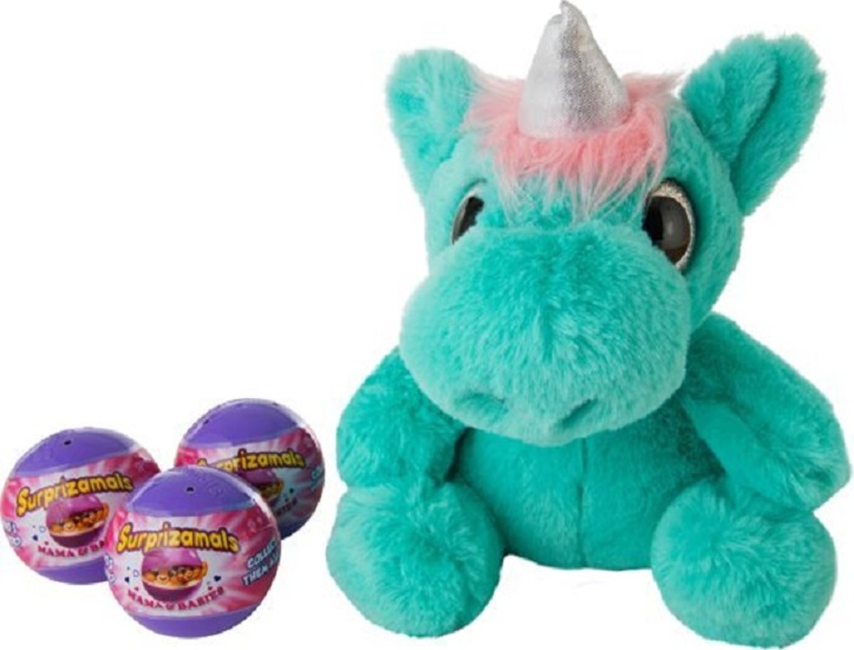 Surprizamals Mama en Babys Groene Unicorn