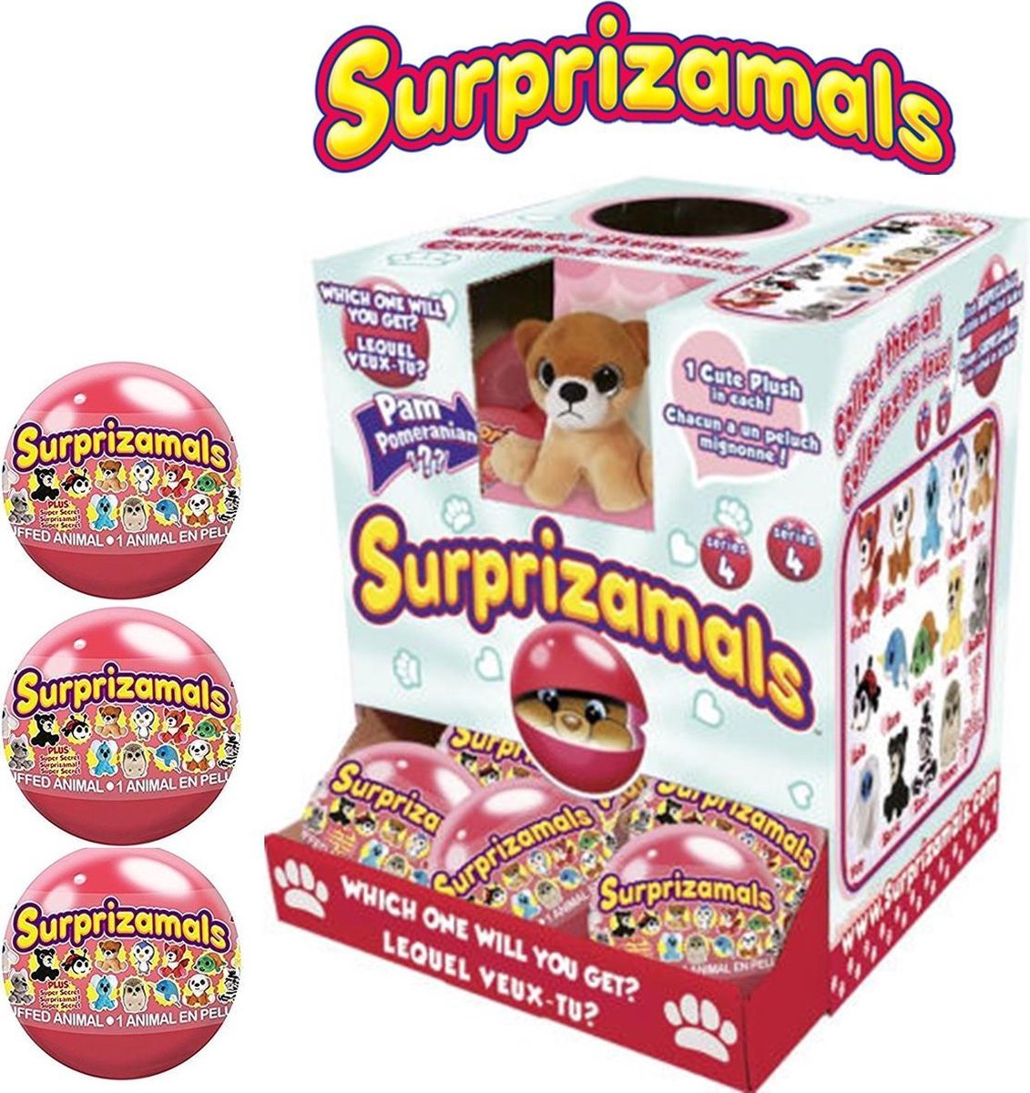 Surprizamals serie 4 - 3 stuks - Uitpakfiguurtjes