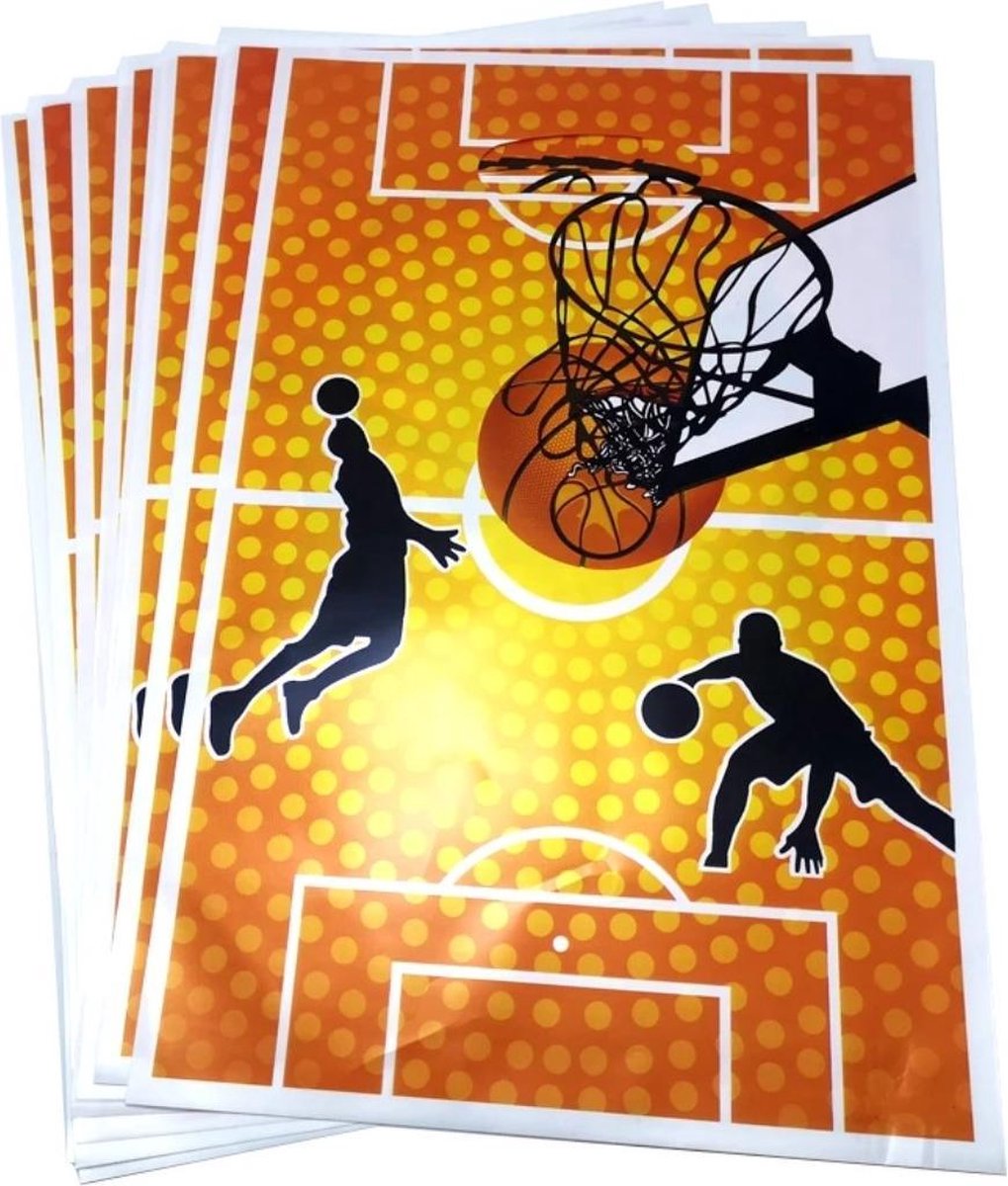 Basketbal - Decoratie - Uitdeelzakjes - Thema - Feest - Basketbal