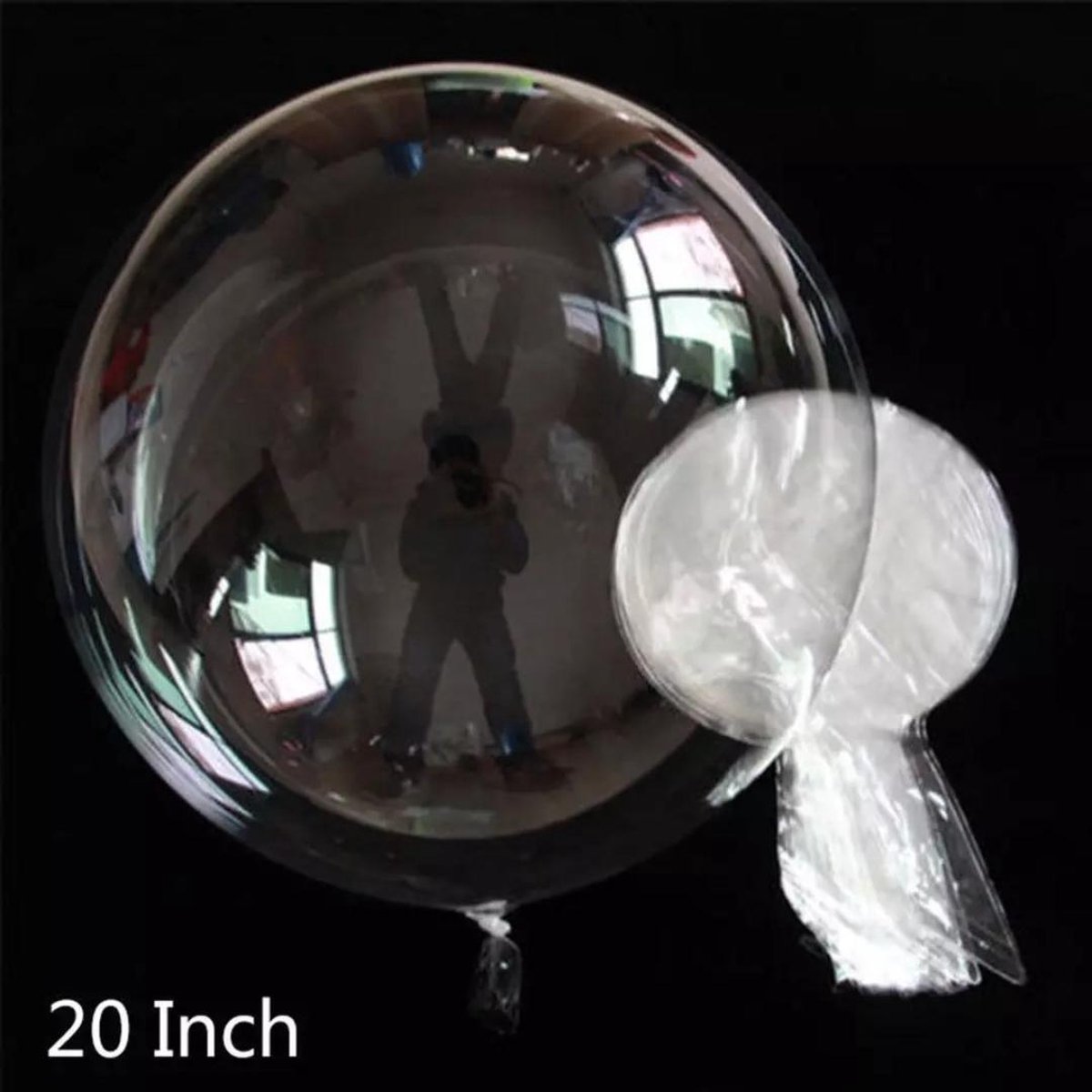 Bobo Transparant - Clear  - Birthday - Bruiloft Decoratie - Diy - Helium -Ballon - 50cm