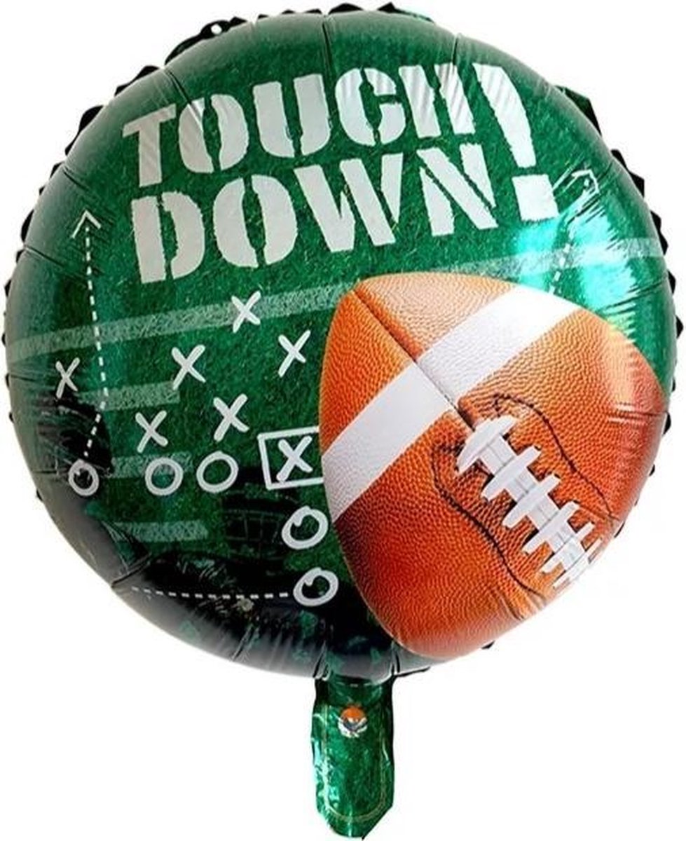 Folie Ballon - Touch Down - American Football - Ballon - Thema - Feest - Decoratie