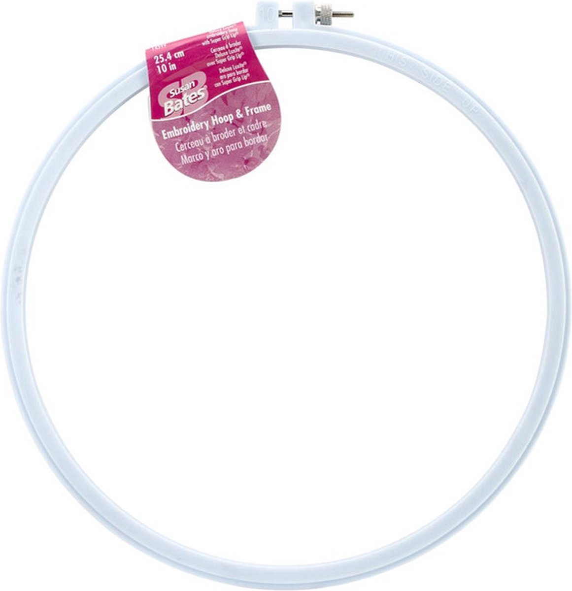   - Plastic borduurring 25,4 cm - licht blauw - 14399