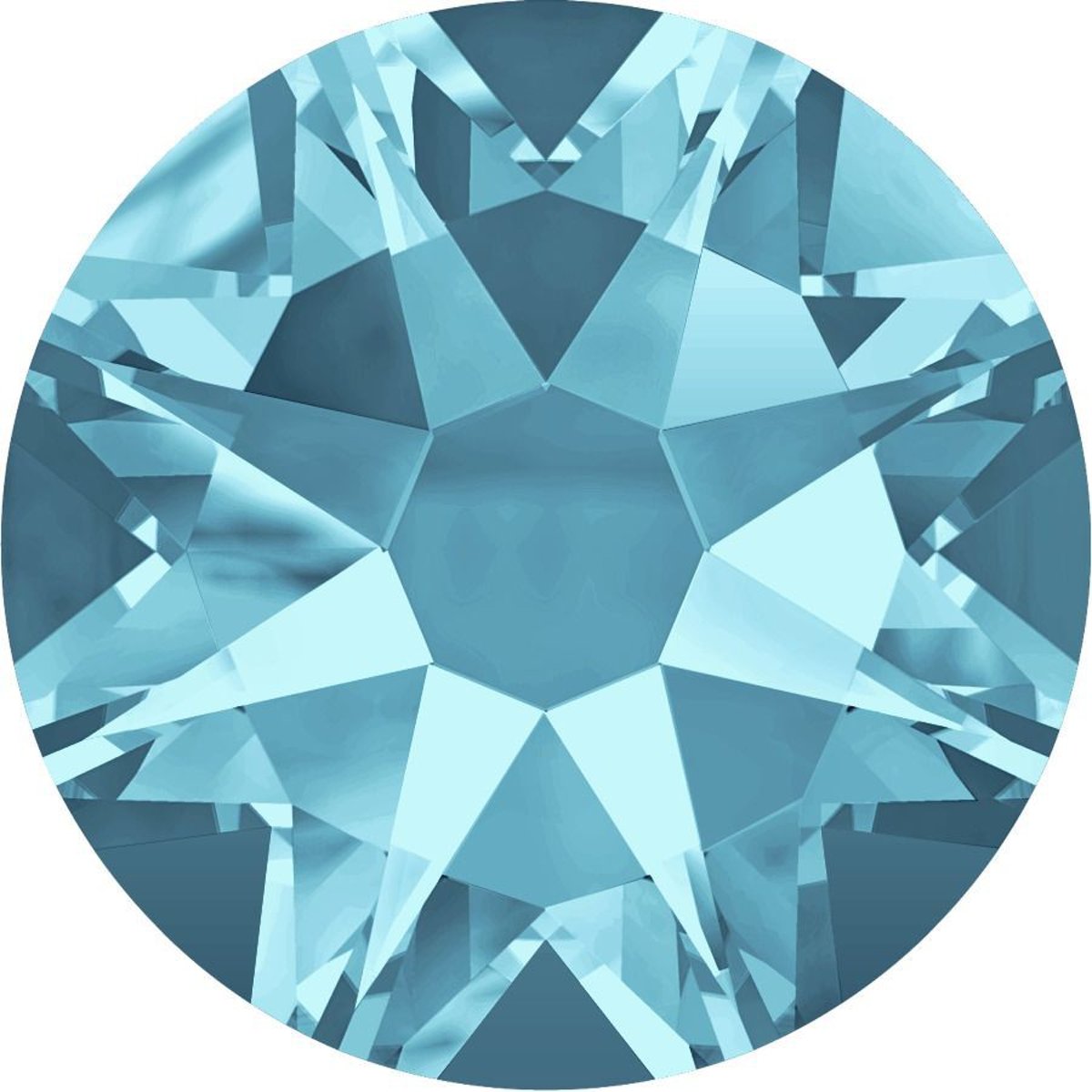 Swarovski 2078 SS16 Aquamarine Hotfix - 144 stuks