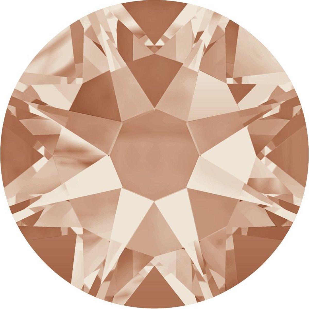 Swarovski 2078 SS16 Light Peach Hotfix - 144 stuks